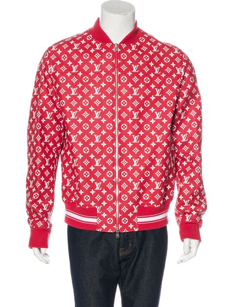 supreme lv denim fabric|bomber jacket supreme louis vuitton.